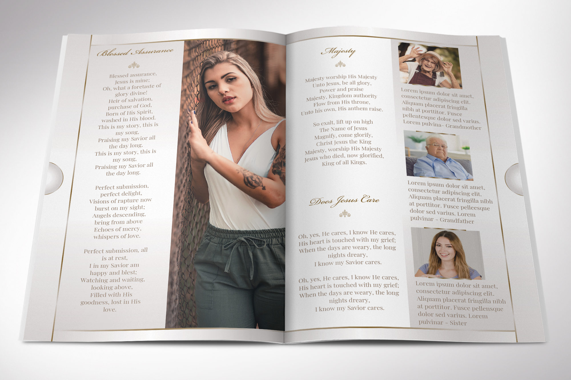 Loving Funeral Program Canva Pg Preview Set Godserv Designs