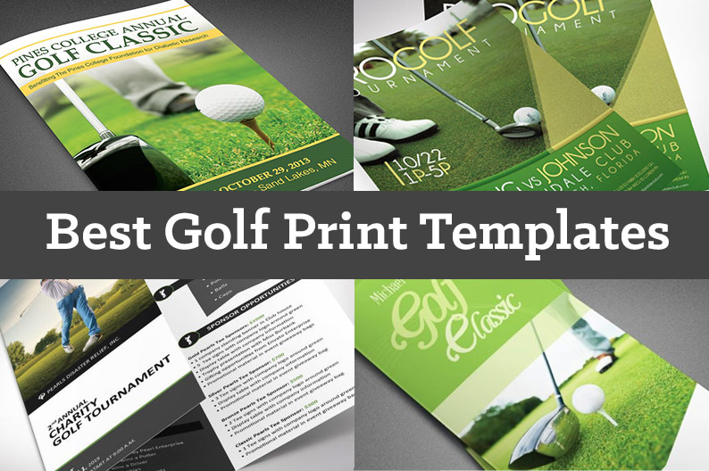 Golf Print Templates