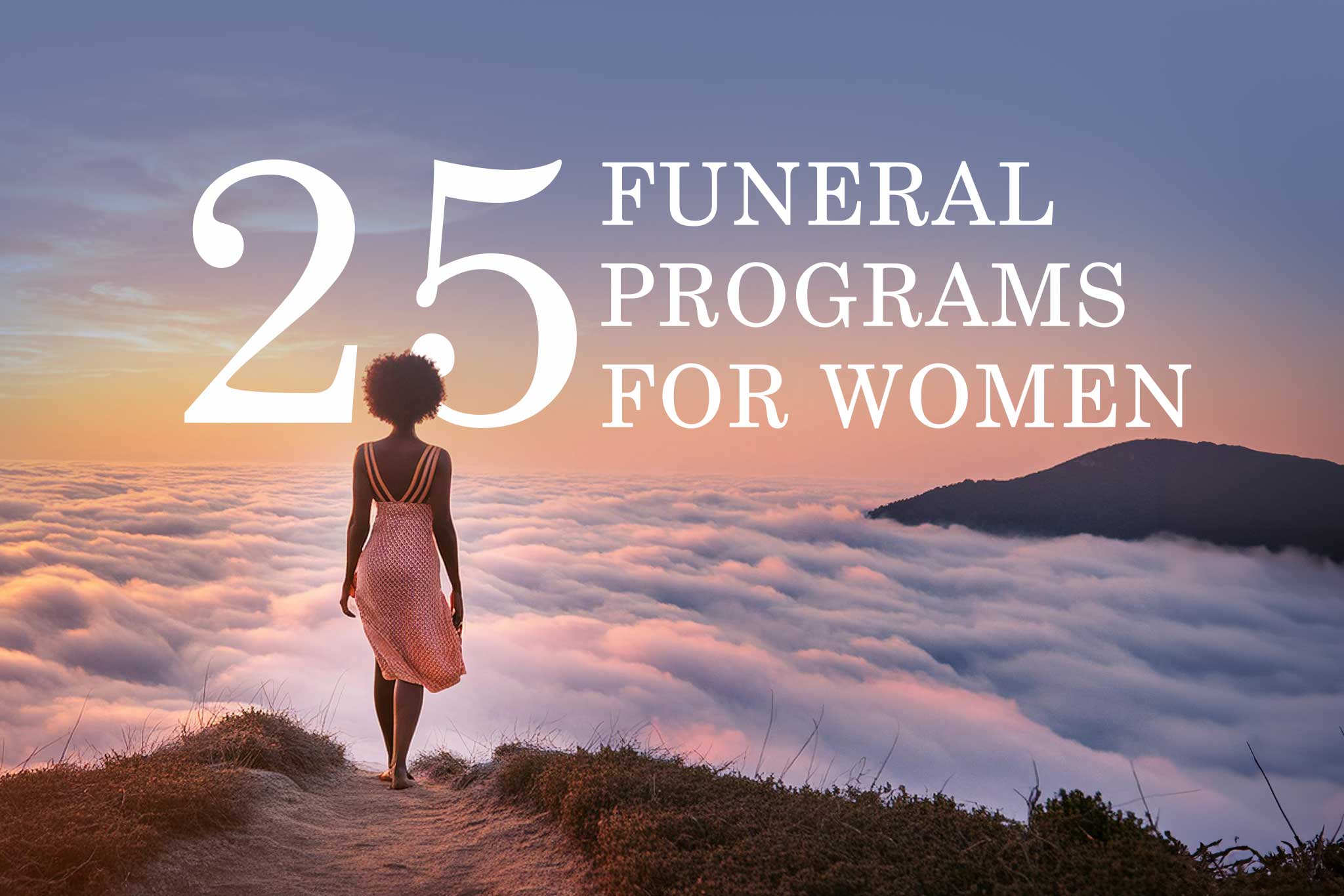 25 Incredible Funeral Programs for Women