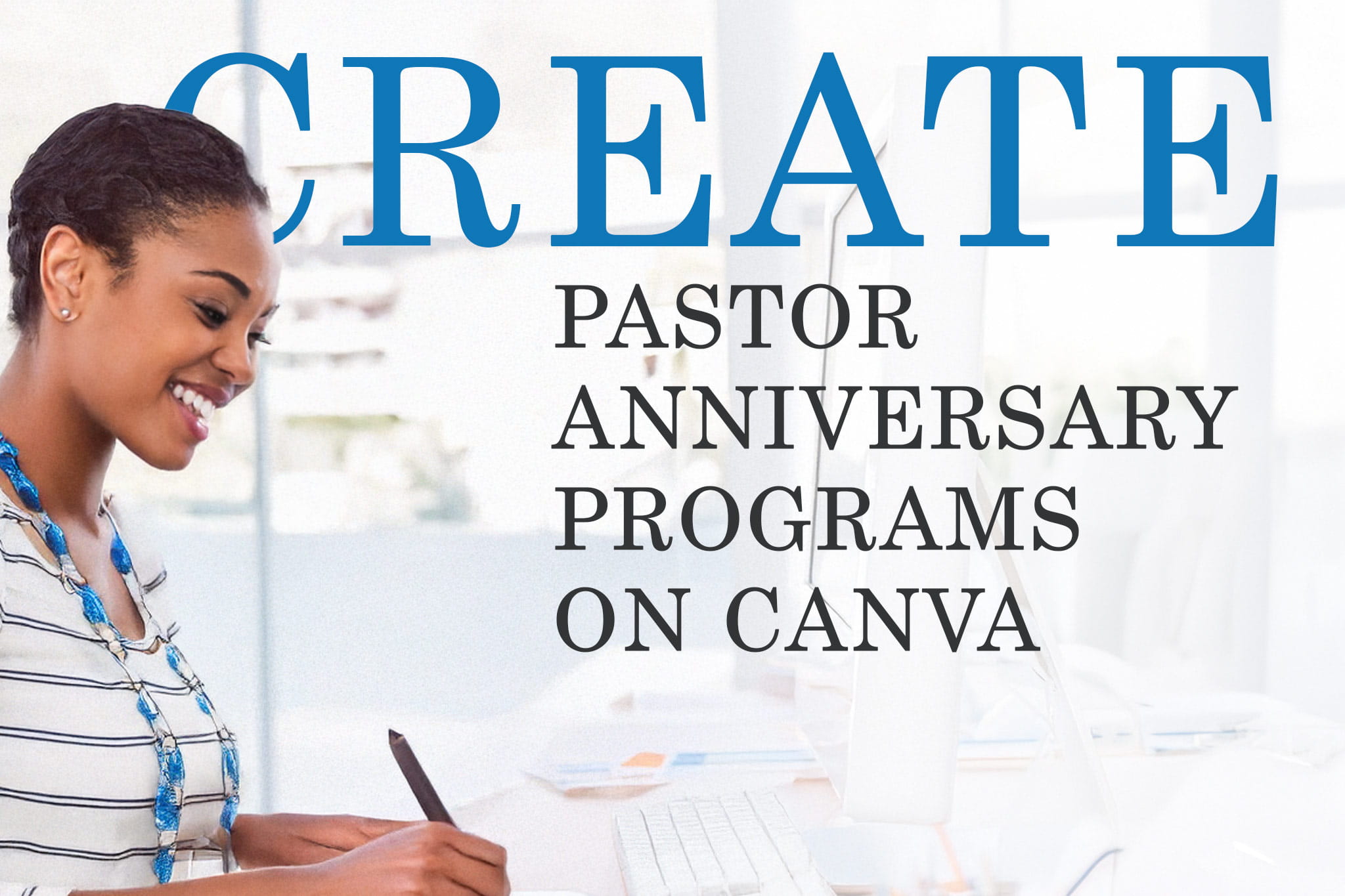 How to Create a Beautiful Pastor’s Anniversary Program in Canva | Easy DIY Guide