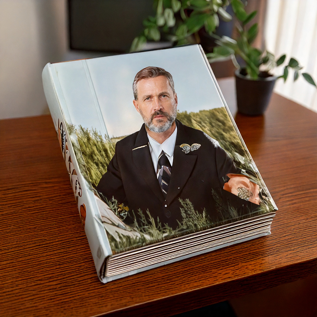 Custom-Designed Photo Album or Memory Book for pastor anniversary program