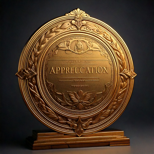 Engraved Appreciation Plaque or Crystal Award for pastor anniversary