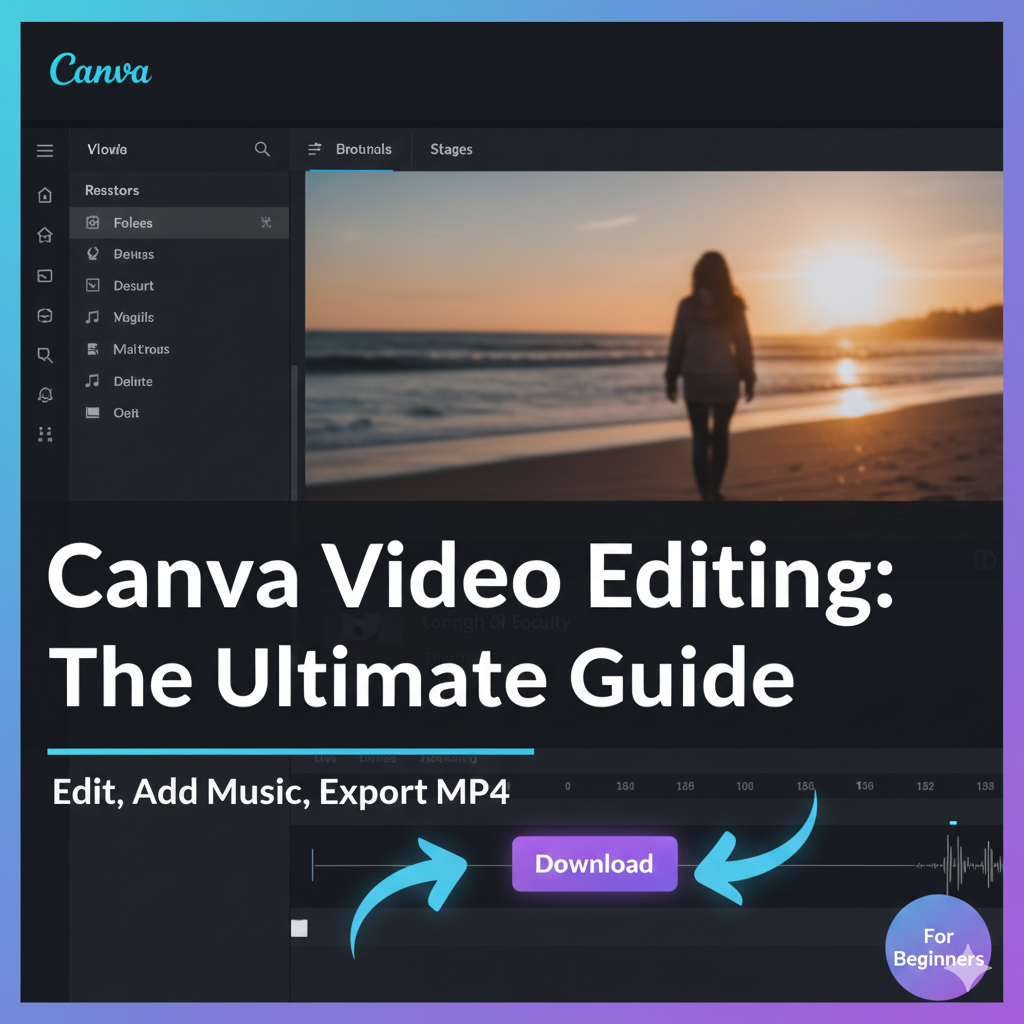 Edit Canva Videos: Step-by-step guide to starting a Canva video project showing the Video icon and All Your Designs menu on the dashboard.