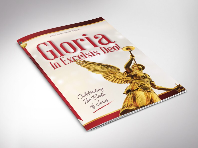 Gloria Christmas bulletin