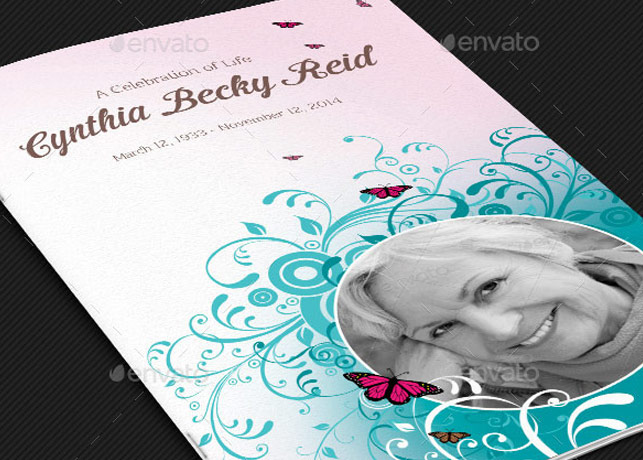 Flourish-Funeral-Program-Template » Godserv Designs