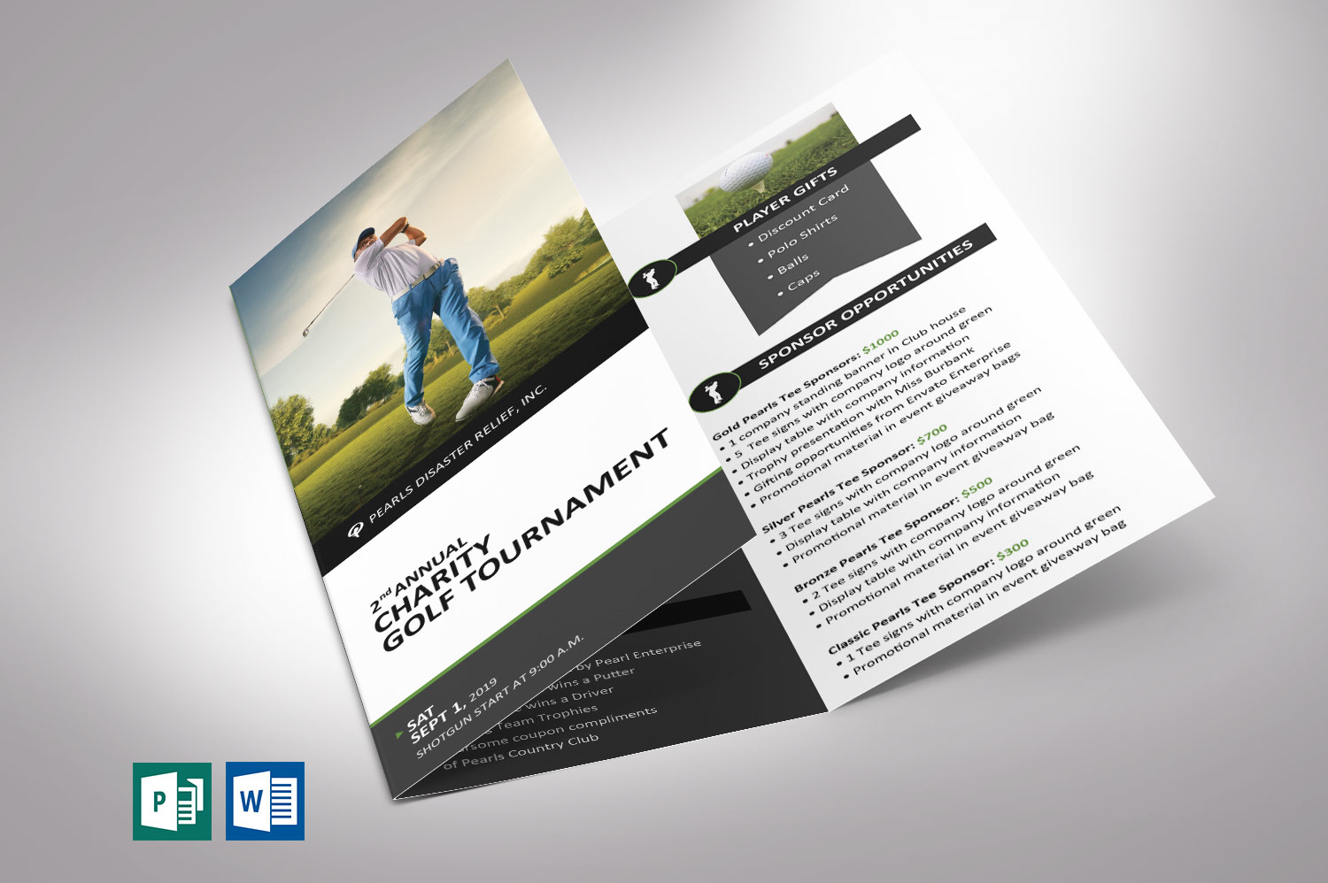 Golf Tournament Brochure