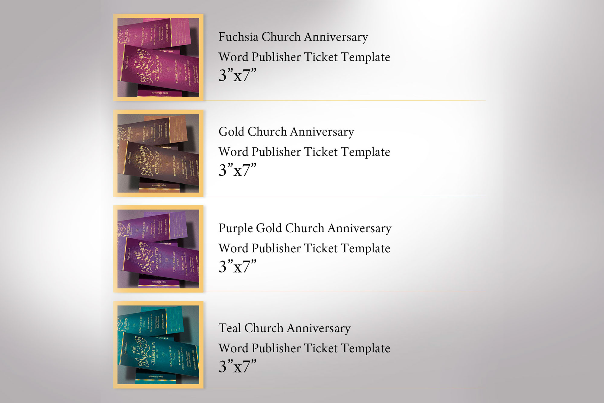 2-Church-Anniversary-Banquet-Ticket-Bundle-Preview » Godserv Designs