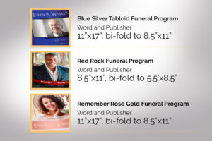 Creative Funeral Program Bundle