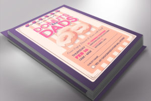 Donuts Dads Invitation Word Publisher Template