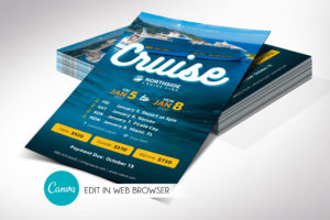 Cruise Flyer Canva Template