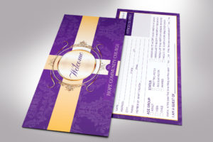 Church Visitor Card Canva Template