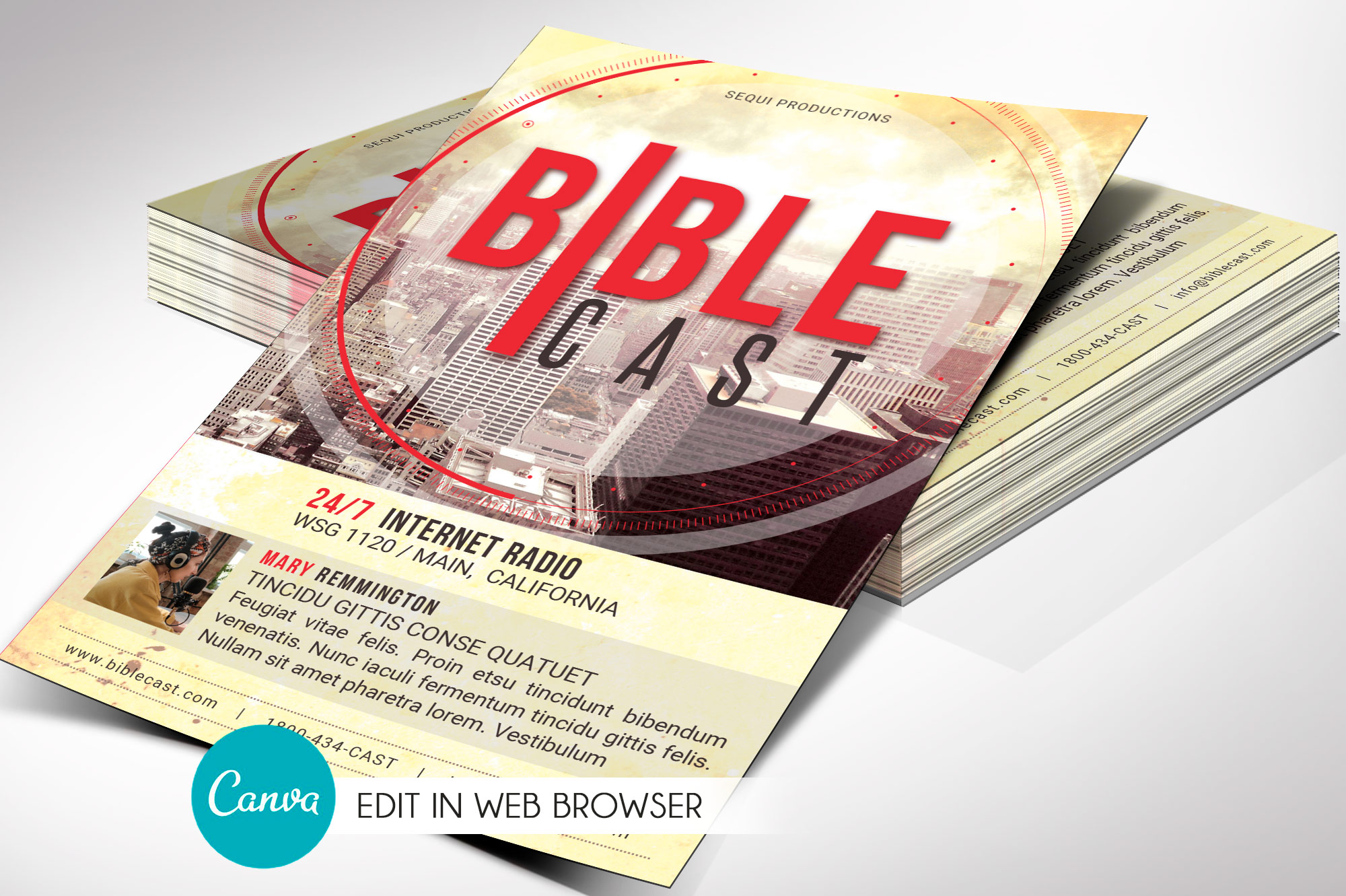 Church Podcast Flyer Template