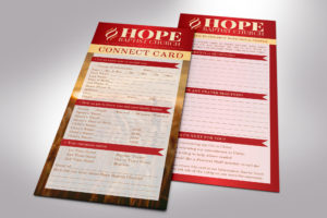 Church Connect Card Canva Template