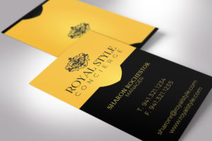 Royal Concierge Business Card Canva Template