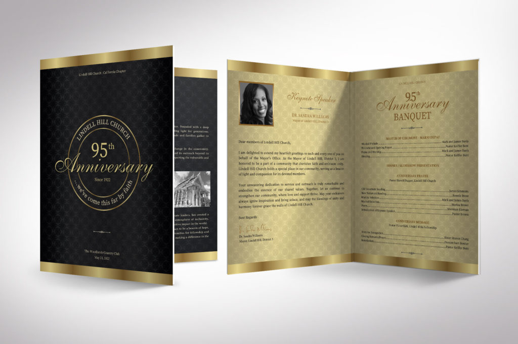 Church Anniversary Tabloid Program Template » Godserv Designs