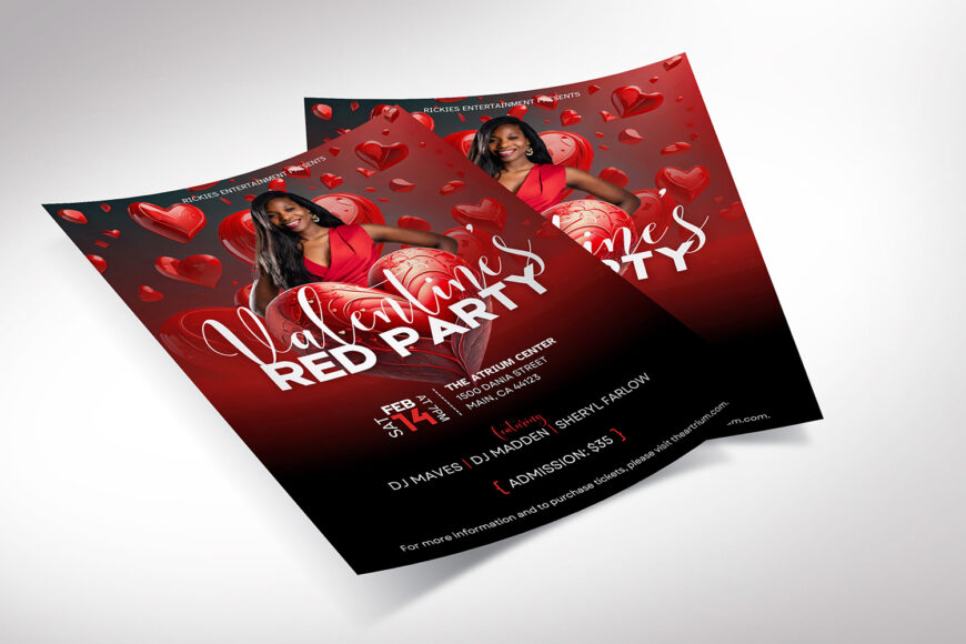 Valentine’s Day Event Flyer Template