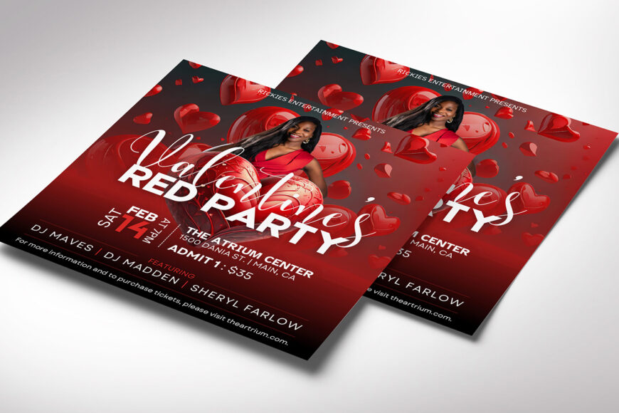 Valentine’s Day Event Flyer Template