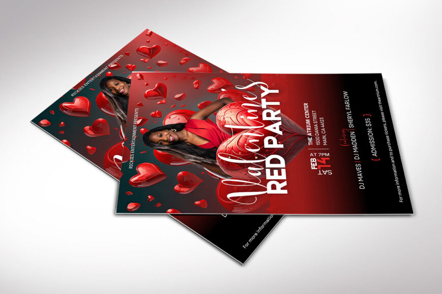 Valentine’s Day Event Flyer Template