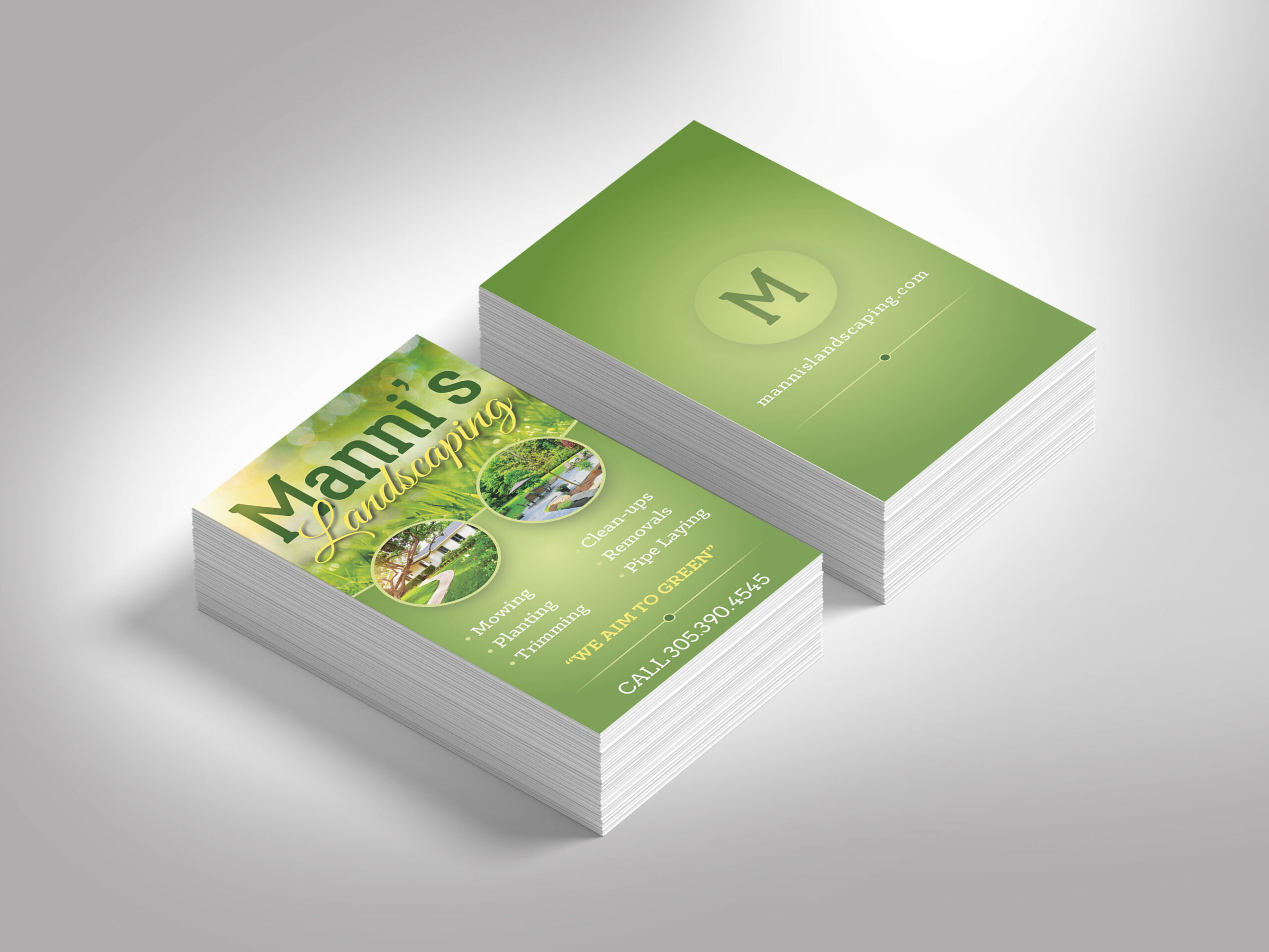 Landscaping Business Card Template for Canva