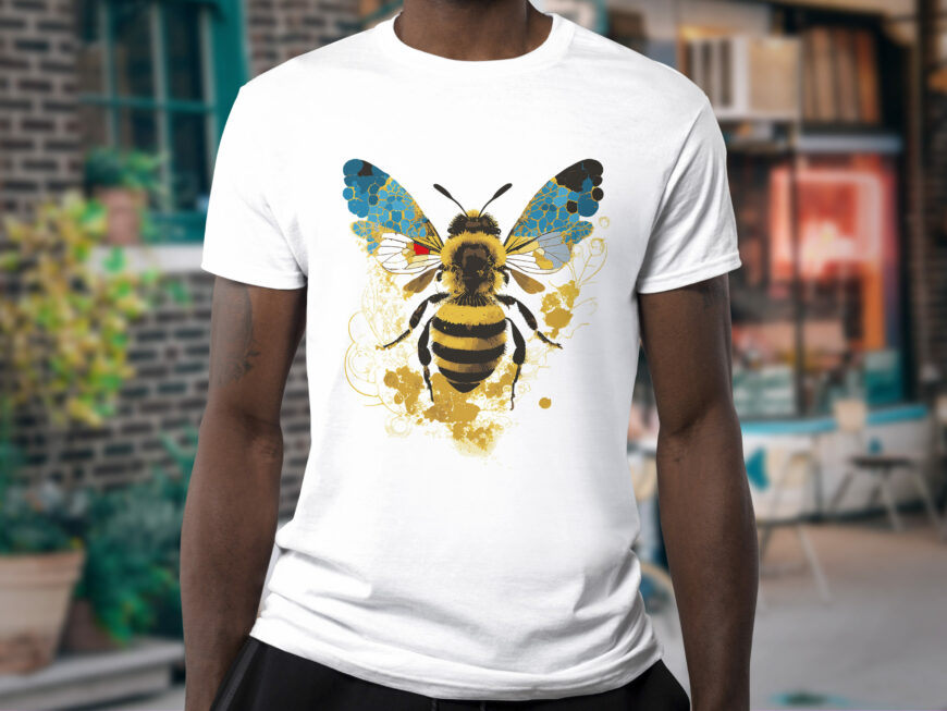 Creative Bee T-Shirt Bee T-Shirt designed and sold by Godserv