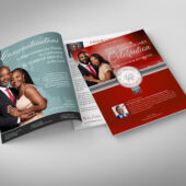 Pastor Anniversary Souvenir Book Template for Canva