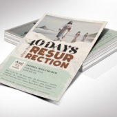 Resurrection Easter Flyer Template for Canva