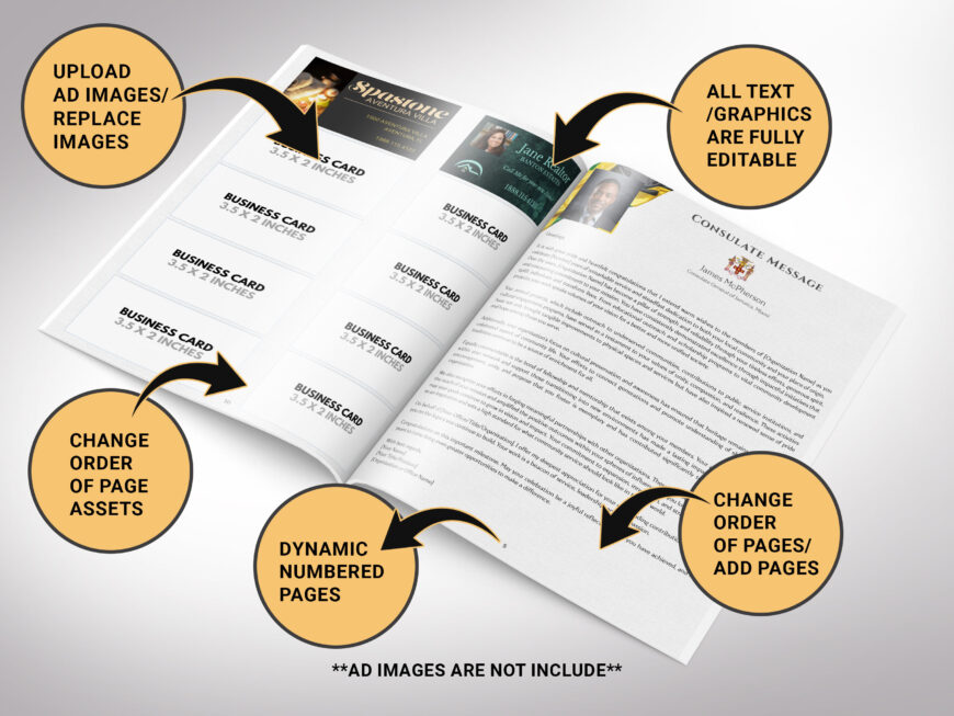 Jamaica Independence Gala Souvenir Book Canva Template