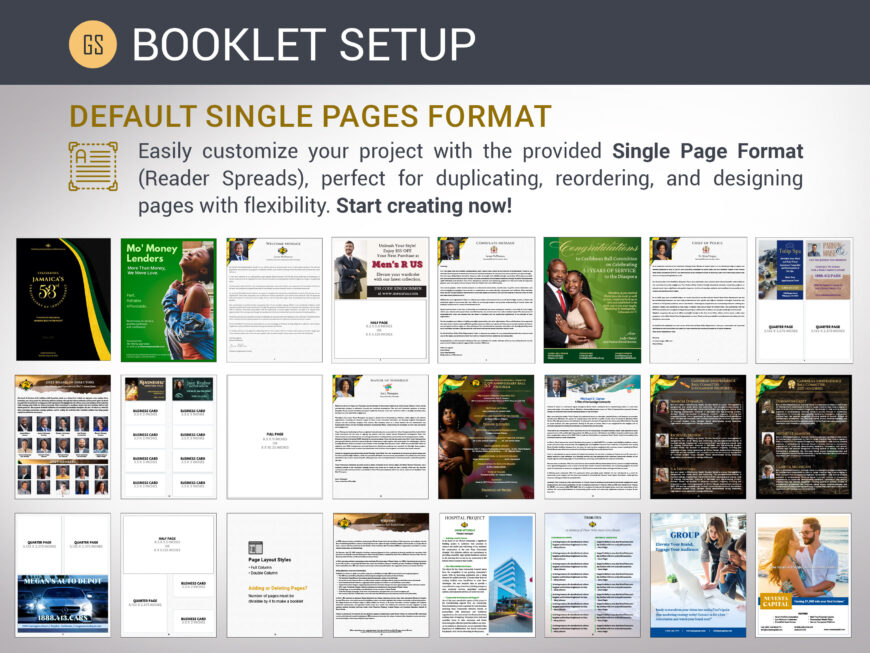 Jamaica Independence Gala Souvenir Book Canva Template