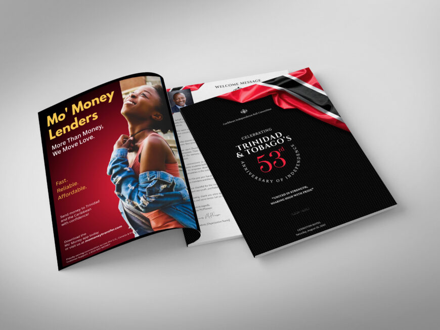Trinidad Anniversary Gala Souvenir Book Canva Template