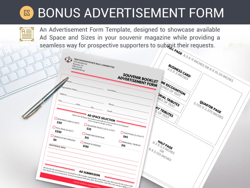 Trinidad Anniversary Gala Souvenir Book Canva Template