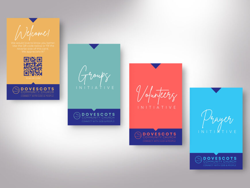 Church QR Connect Card Template Bundle