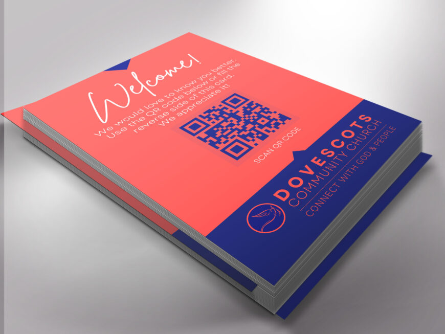 Modern Church Connect Card Template