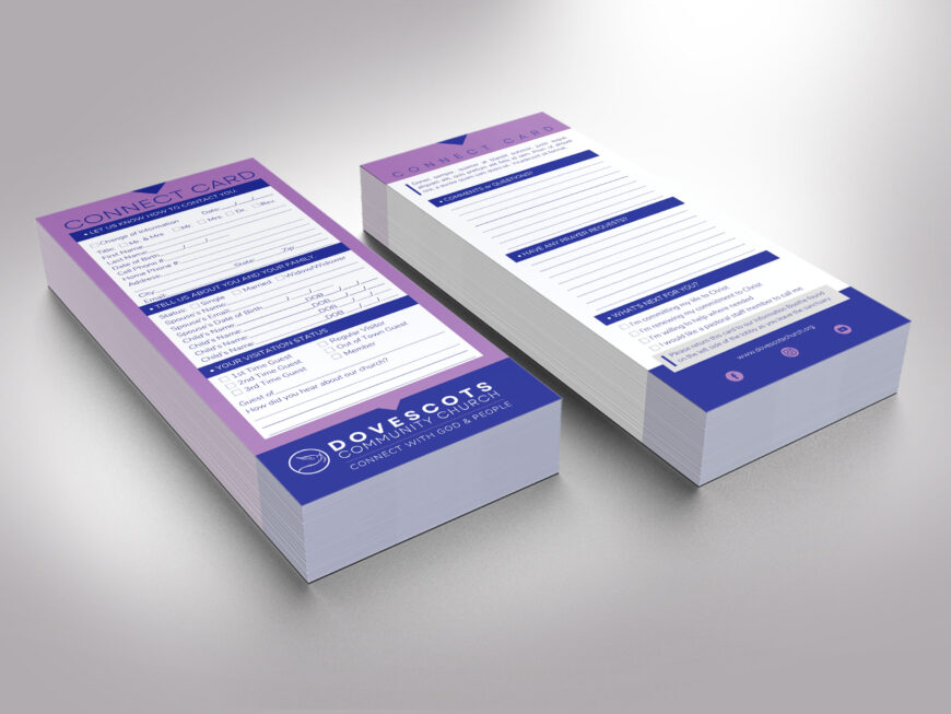 Church Connect Card Canva Template