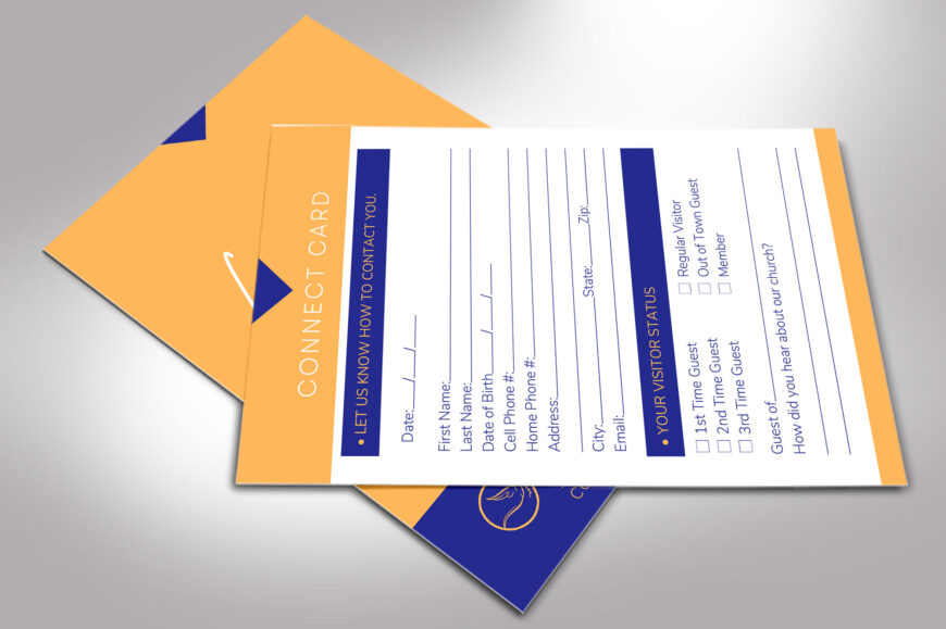 Connect Card Set Canva Template