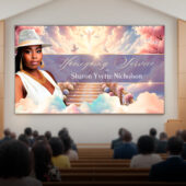 Heaven Stairway Animated Funeral Title Slide