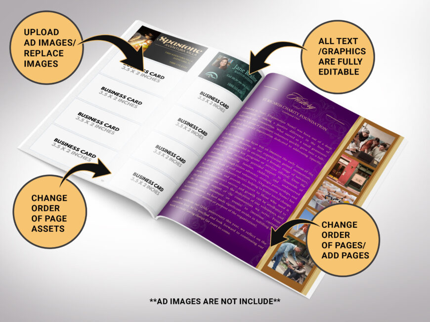 Church Anniversary Souvenir Book Template