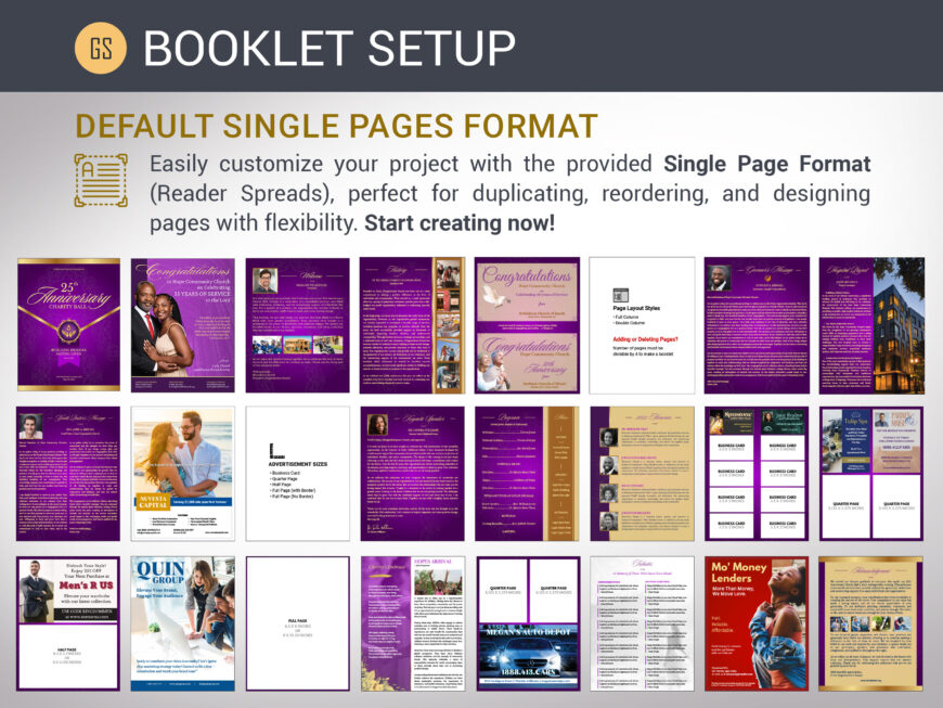 Church Anniversary Souvenir Book Template