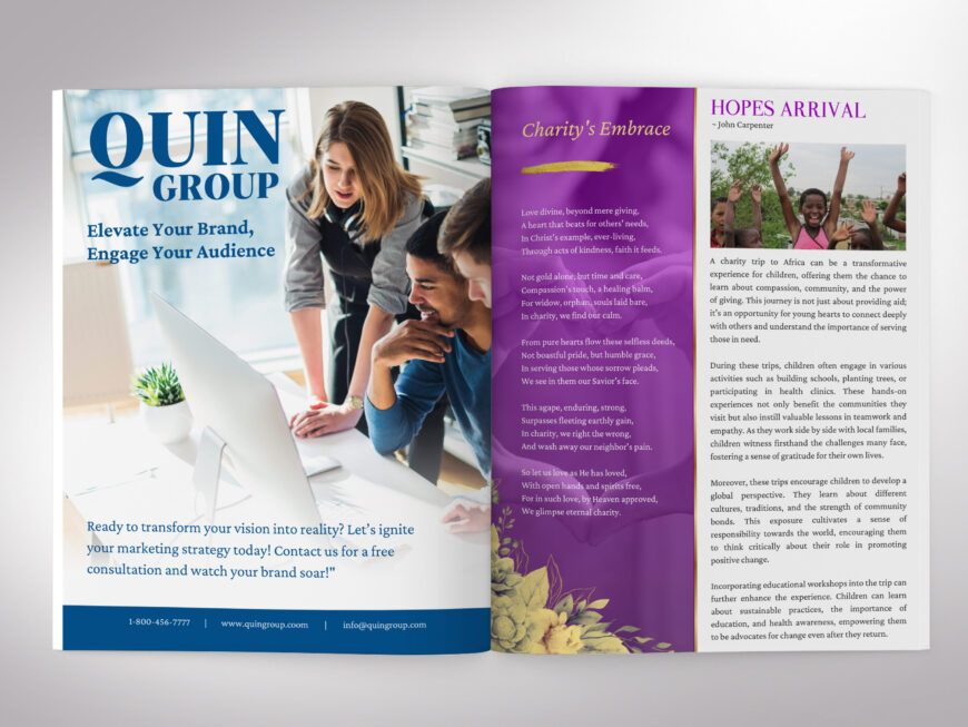 Church Anniversary Souvenir Book Template