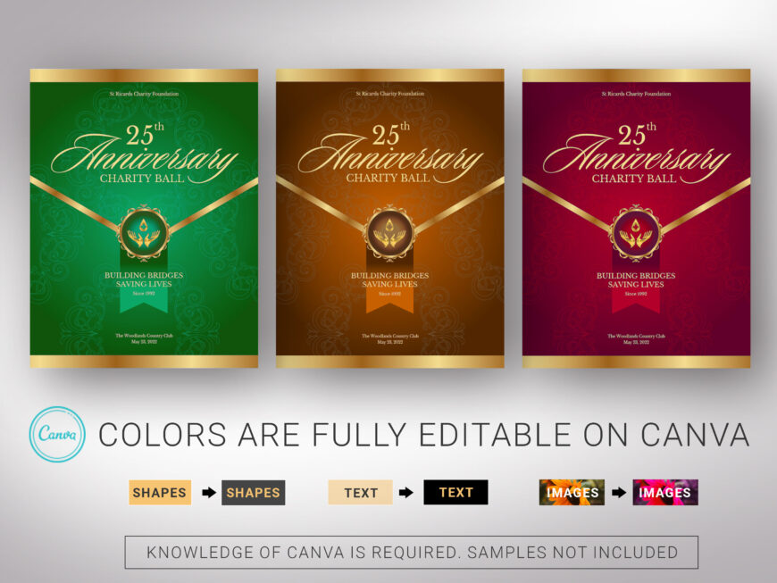 Church Anniversary Souvenir Book Template