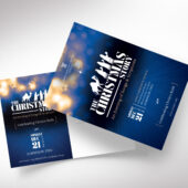 Christmas Story Postcard Template