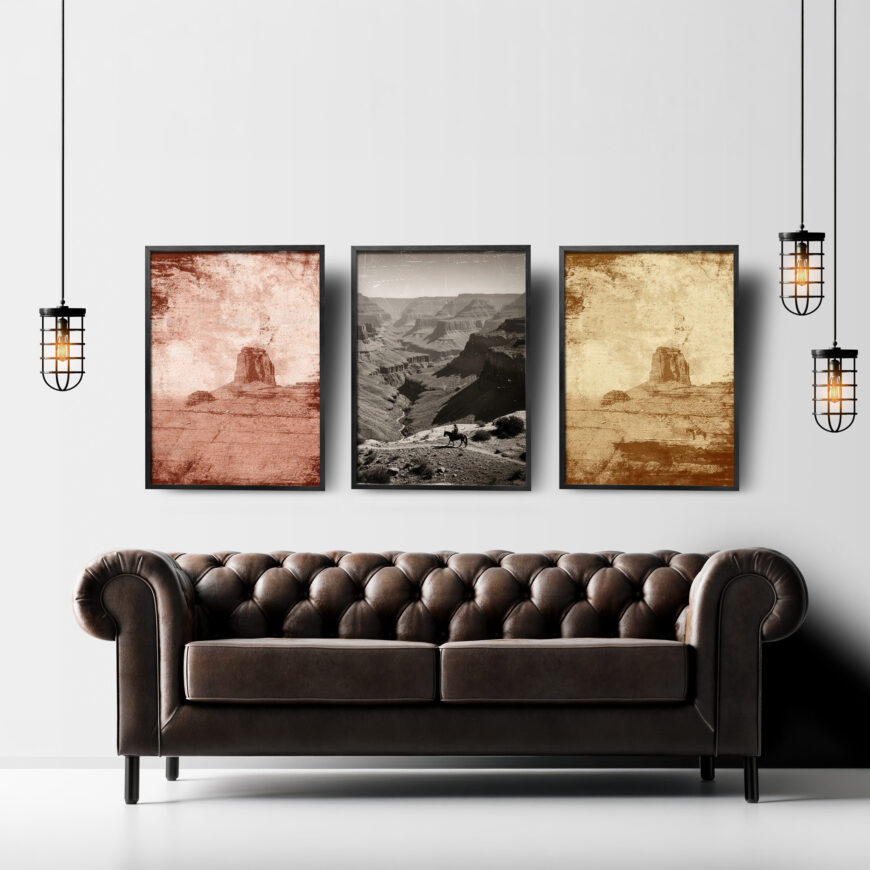 58 Vintage Western Digital Backgrounds