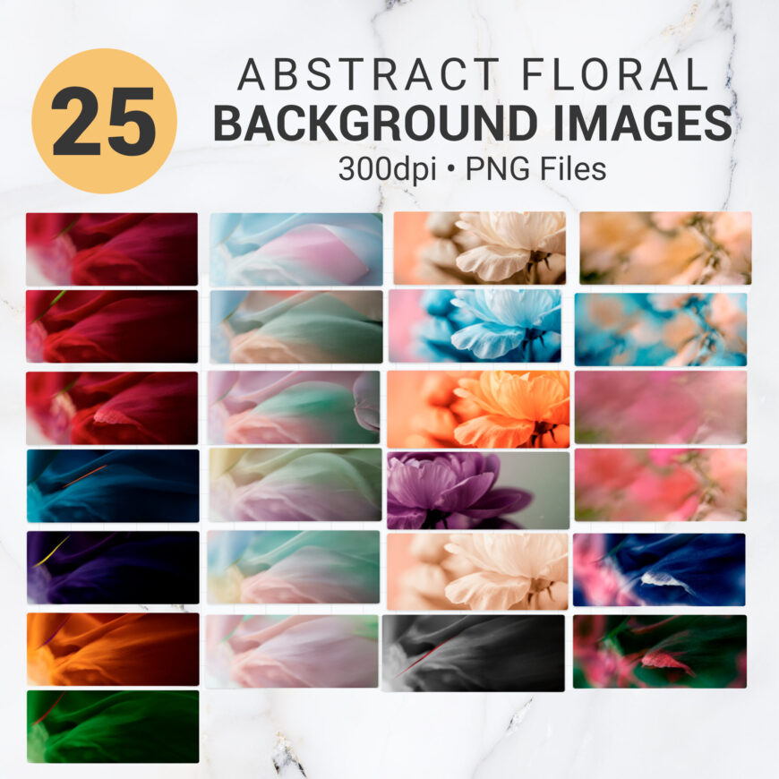 Abstract Floral Memorial Backgrounds