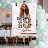 18th Birthday Photo Collage Template Floral